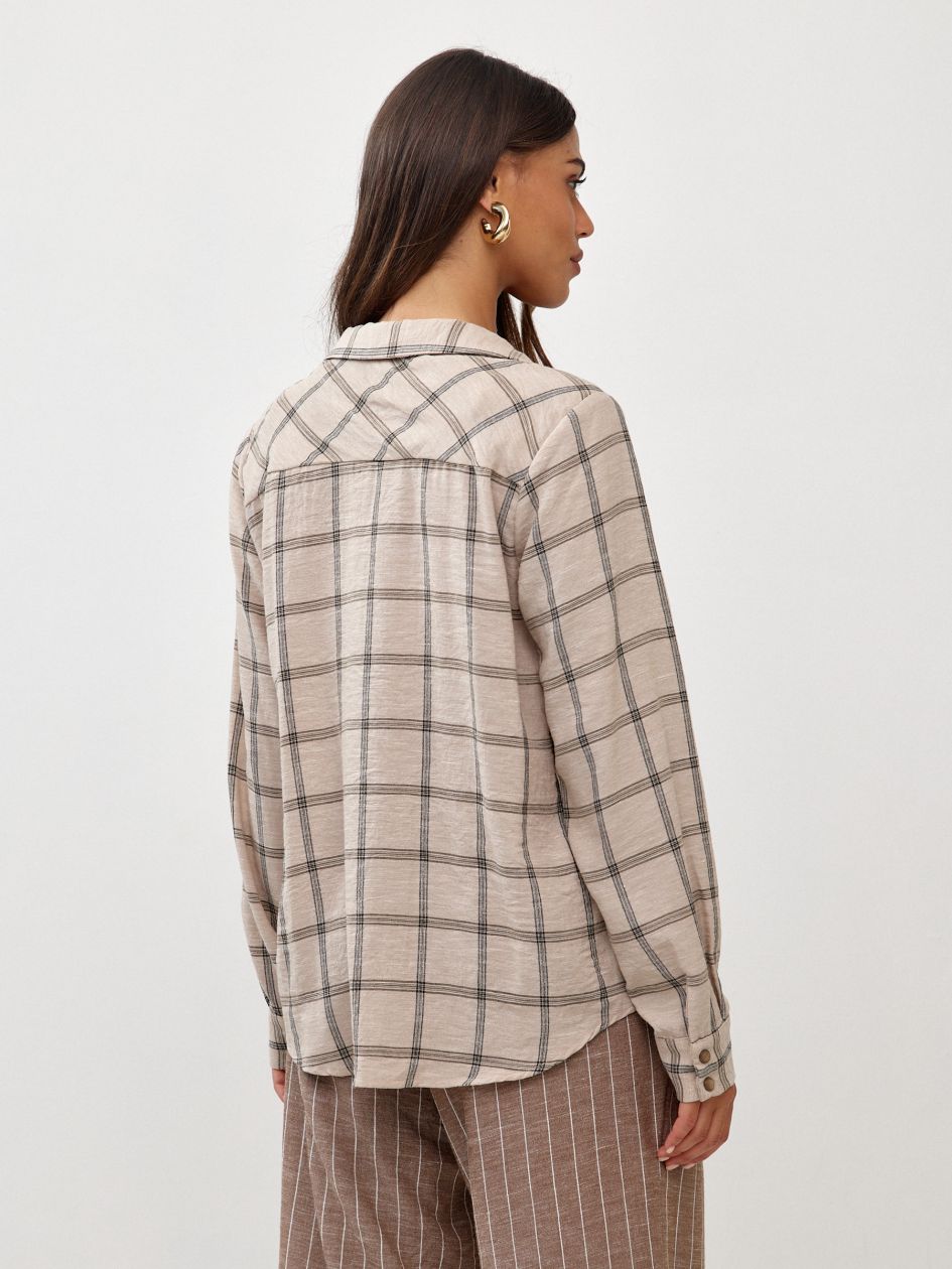 חולצה ג`קט אריג