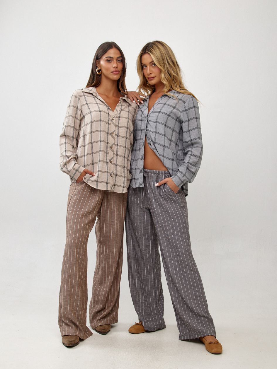 חולצה ג`קט אריג