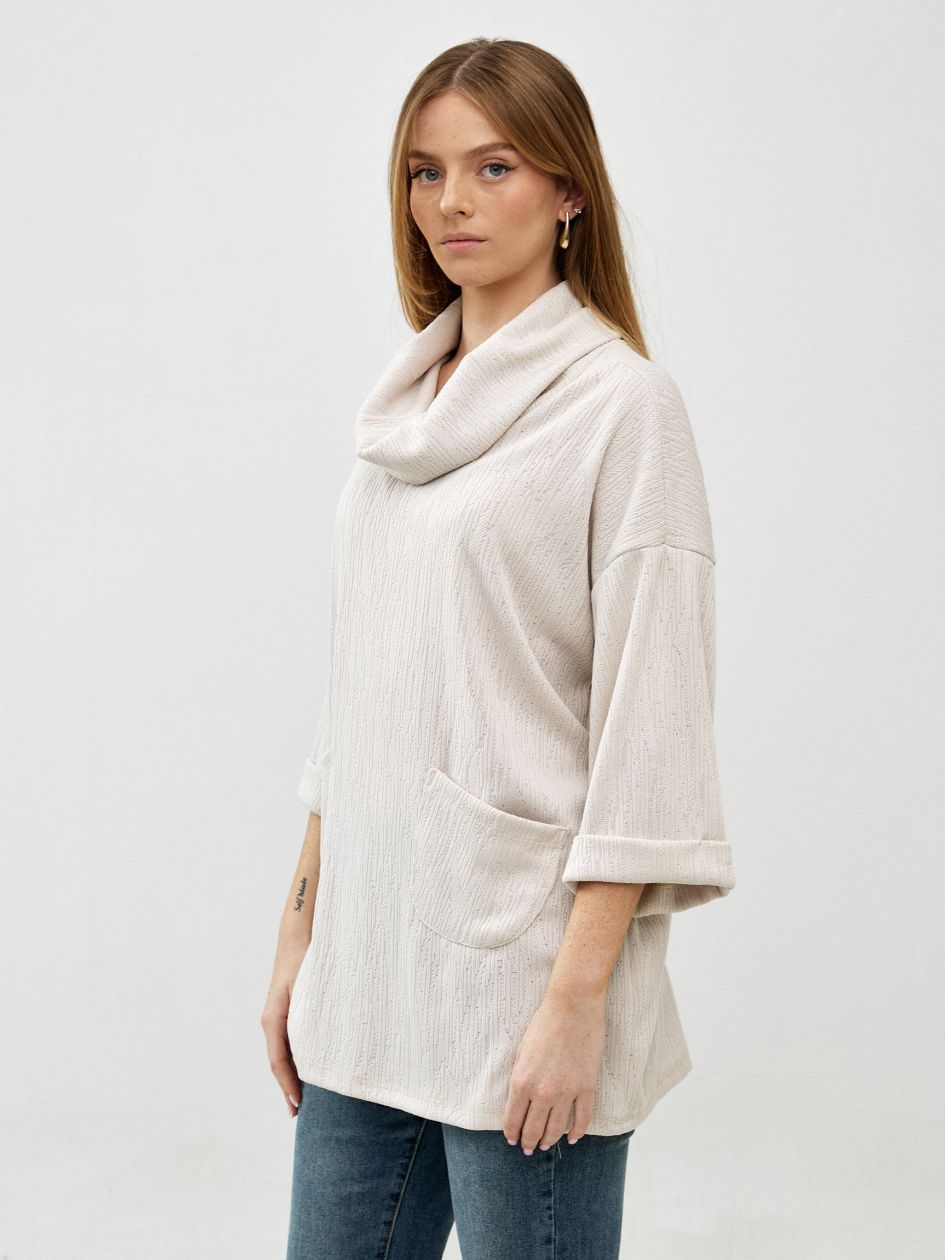 סריג דרפה כיסים