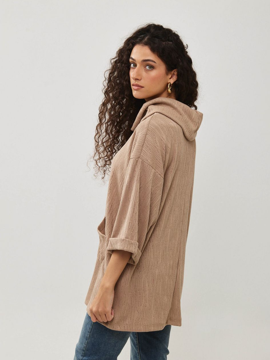 סריג דרפה כיסים