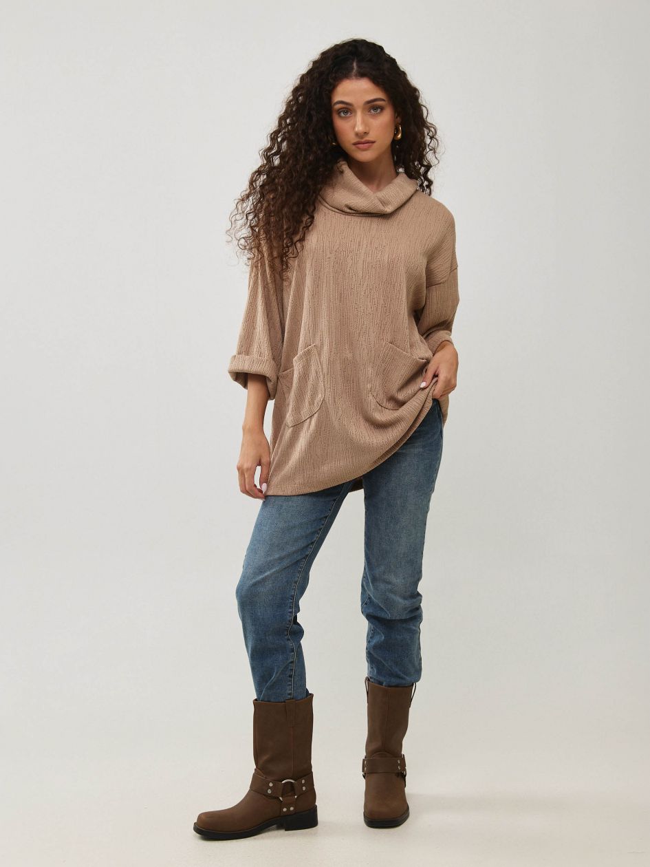 סריג דרפה כיסים