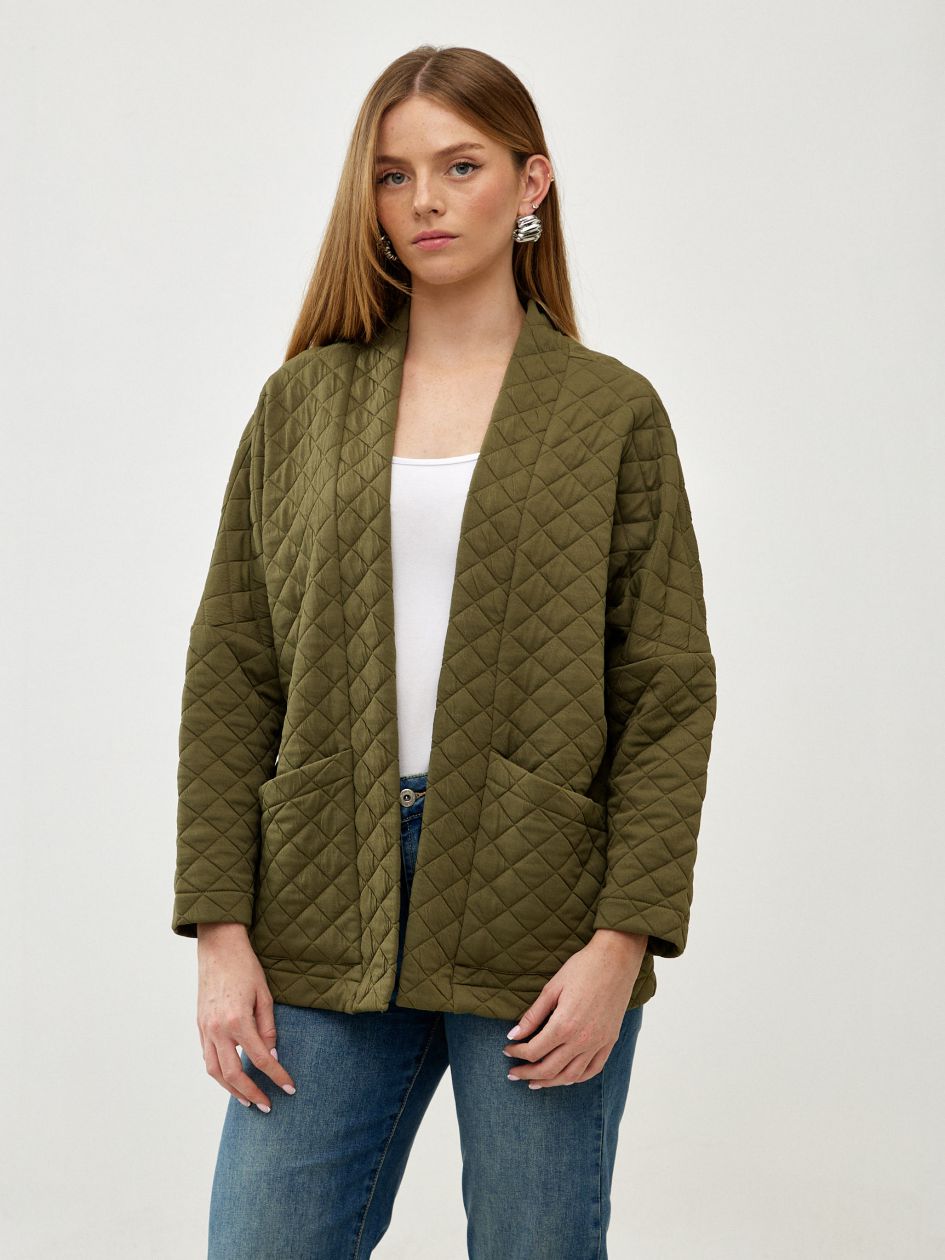 מעיל קווילט משולשים