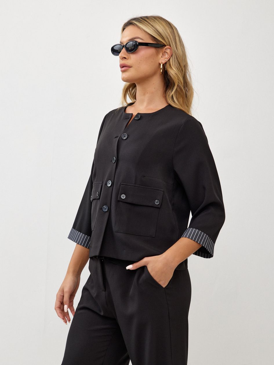 ג`קט מנג`ט פסים