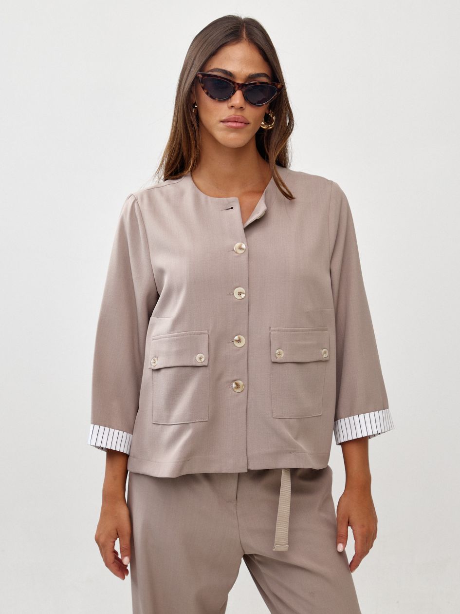 ג`קט מנג`ט פסים