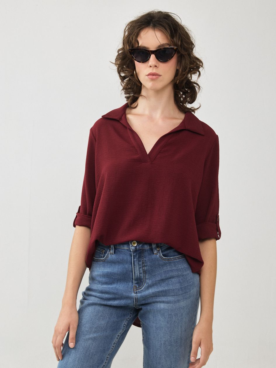 חולצה שרוול קלאפות