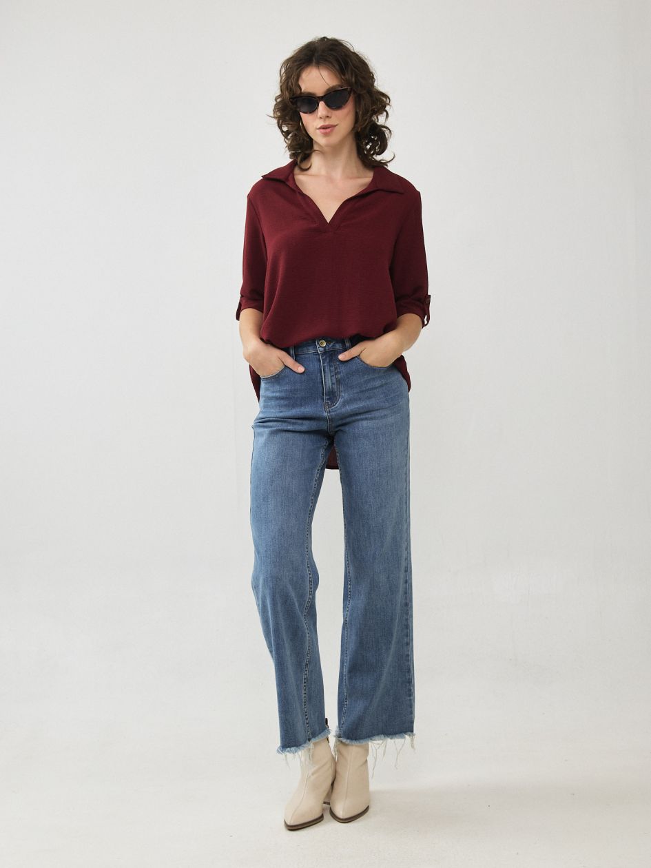 חולצה שרוול קלאפות