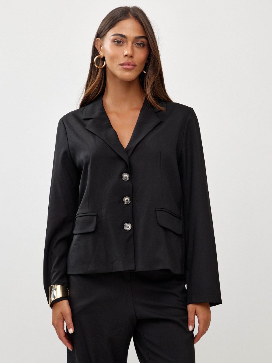 ג`קט צווארון כיסים טי אר ויסקוזה