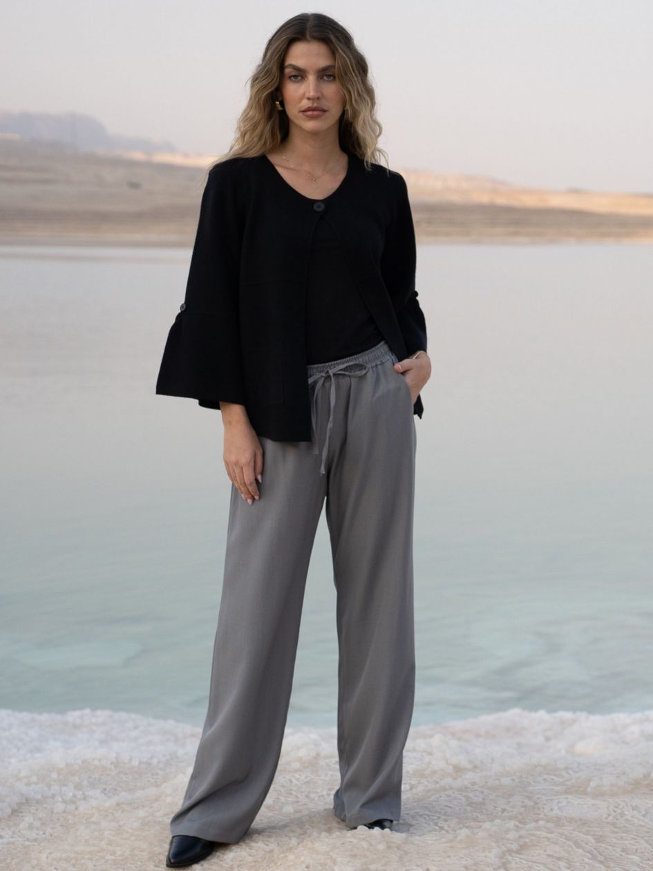 מכנסיים גומי כיסים שרוך