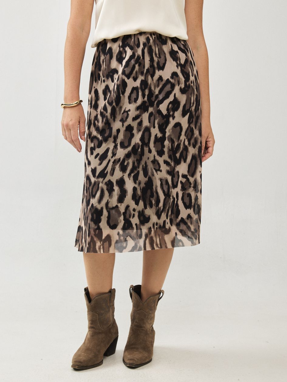 חצאית רזיל מודפס