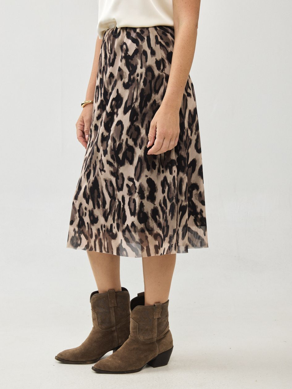 חצאית רזיל מודפס