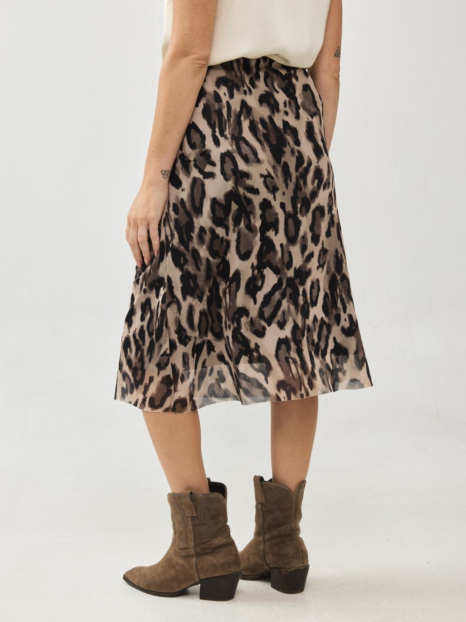 חצאית רזיל מודפס