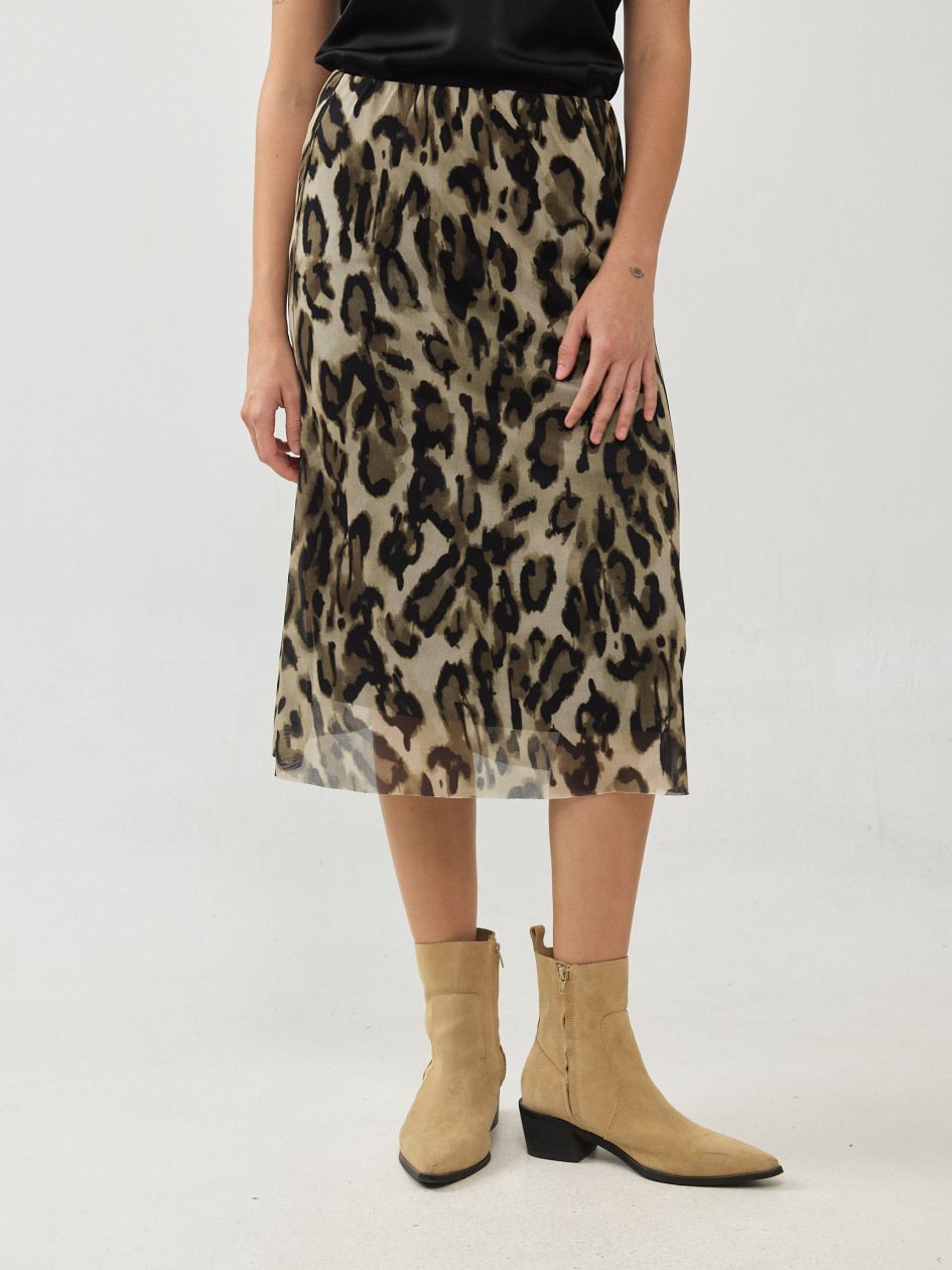 חצאית רזיל מודפס