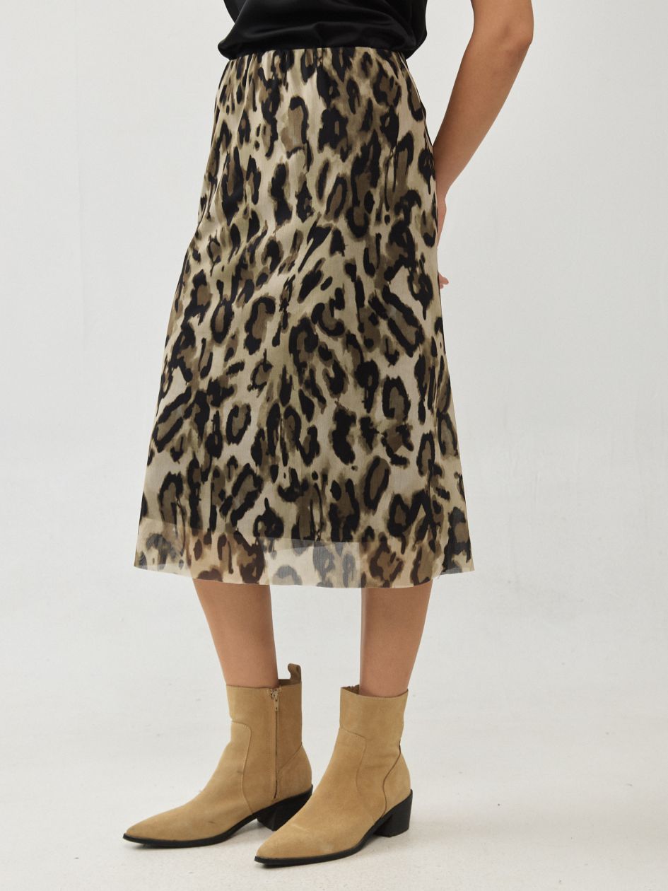 חצאית רזיל מודפס