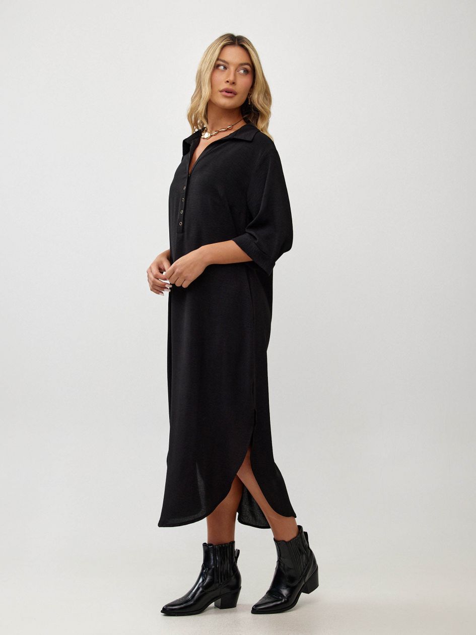 שמלה ארוכה צווארון