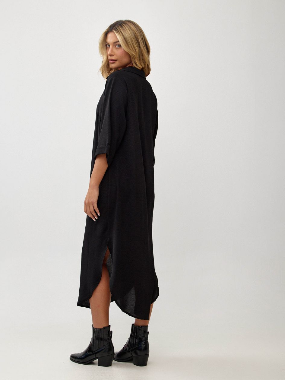 שמלה ארוכה צווארון