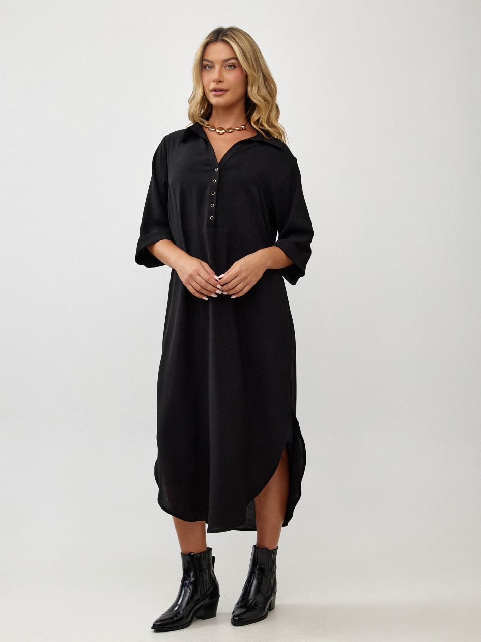 שמלה ארוכה צווארון