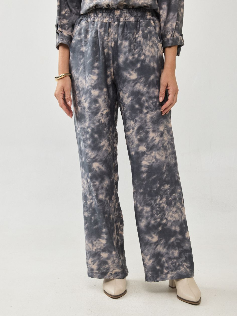 מכנסיים אריג כיסים