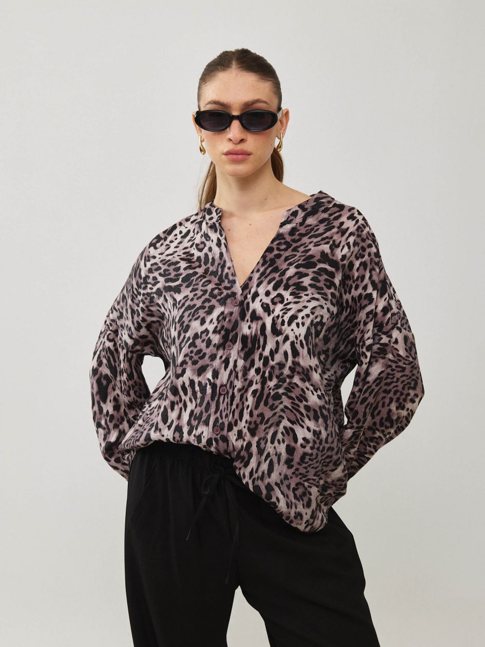 חולצה אריג מודפס