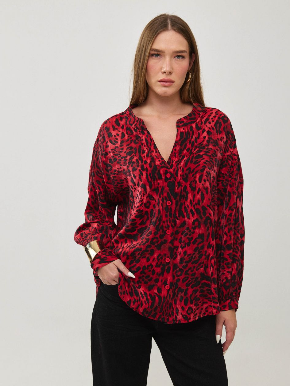 חולצה אריג מודפס