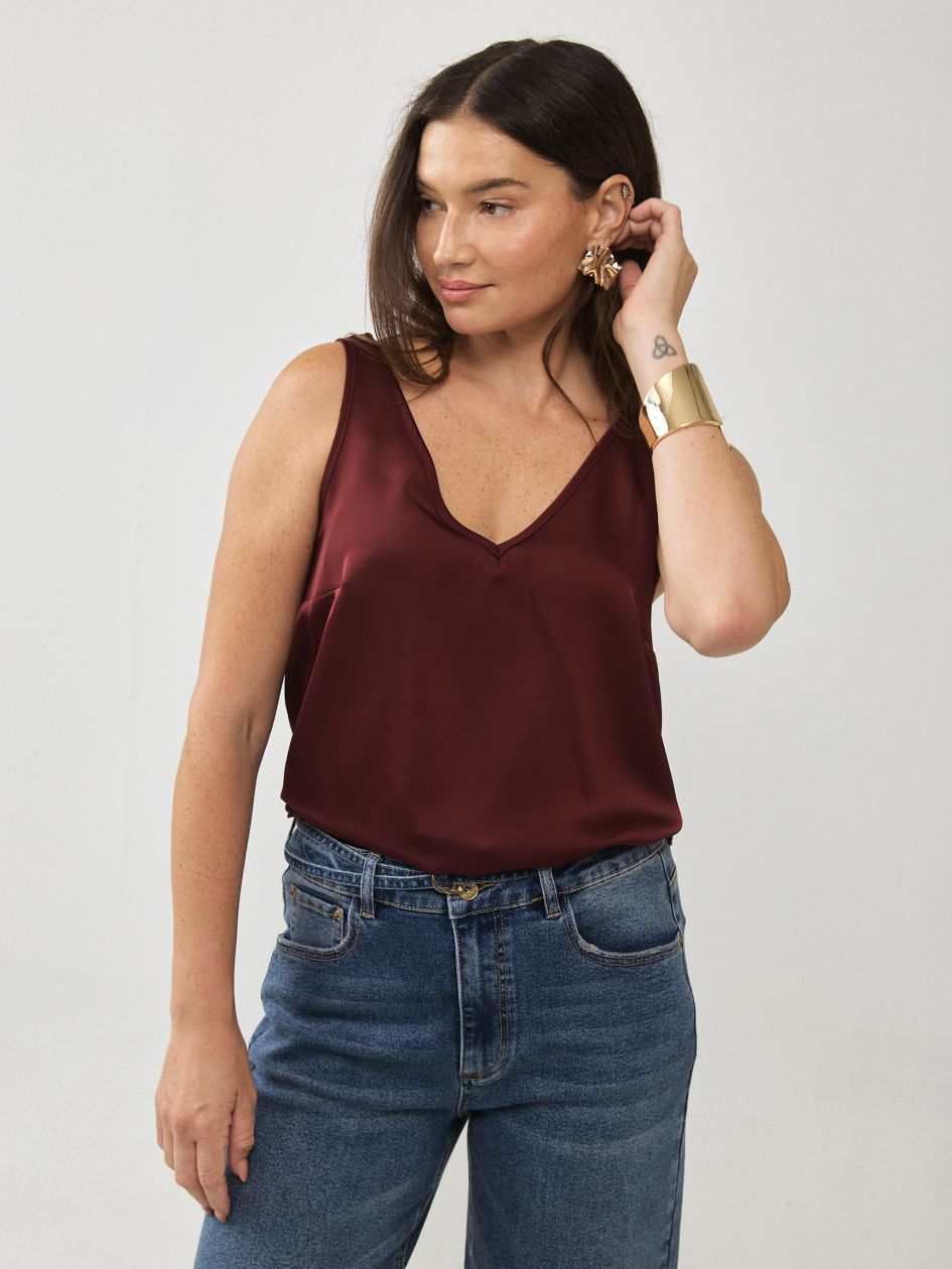 גופיה סאטן עבה