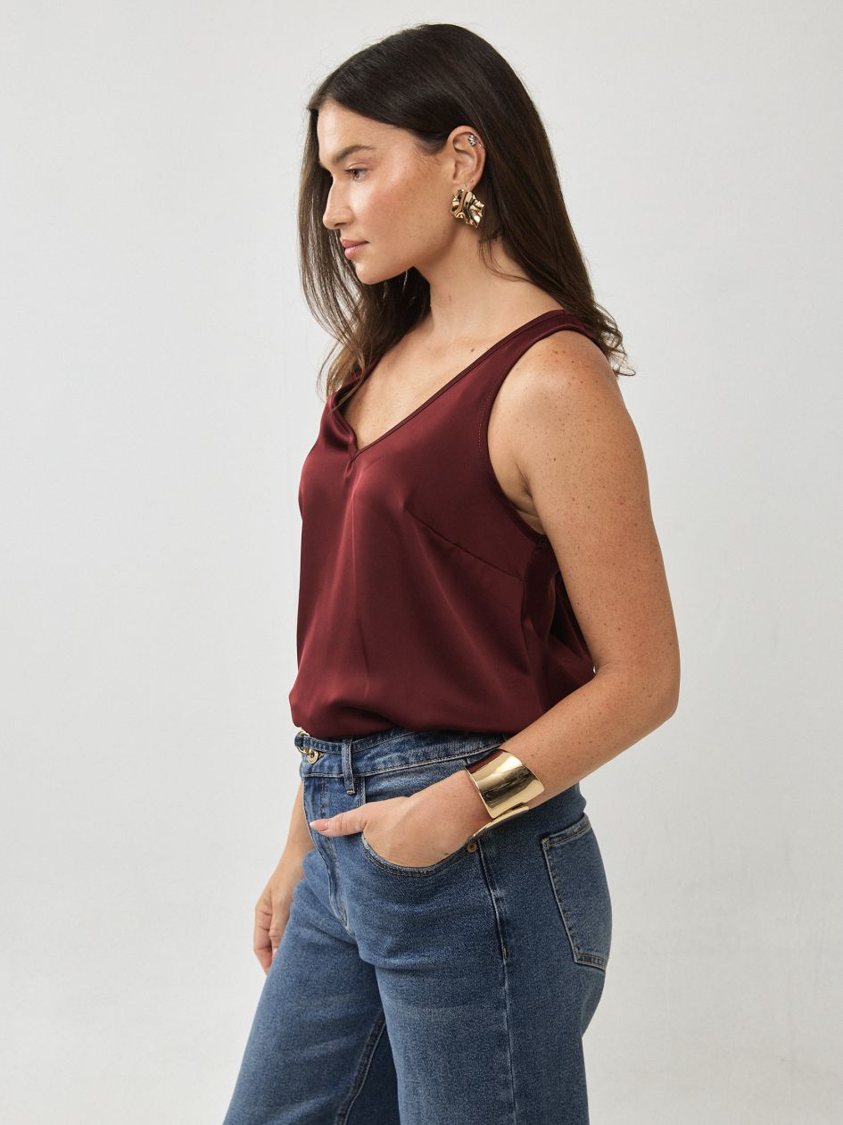 גופיה סאטן עבה