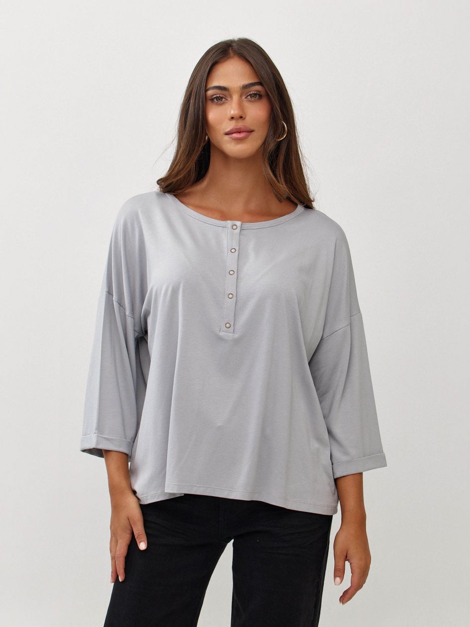 חולצה שינה כפתורים