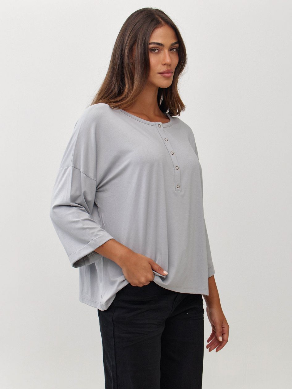 חולצה שינה כפתורים