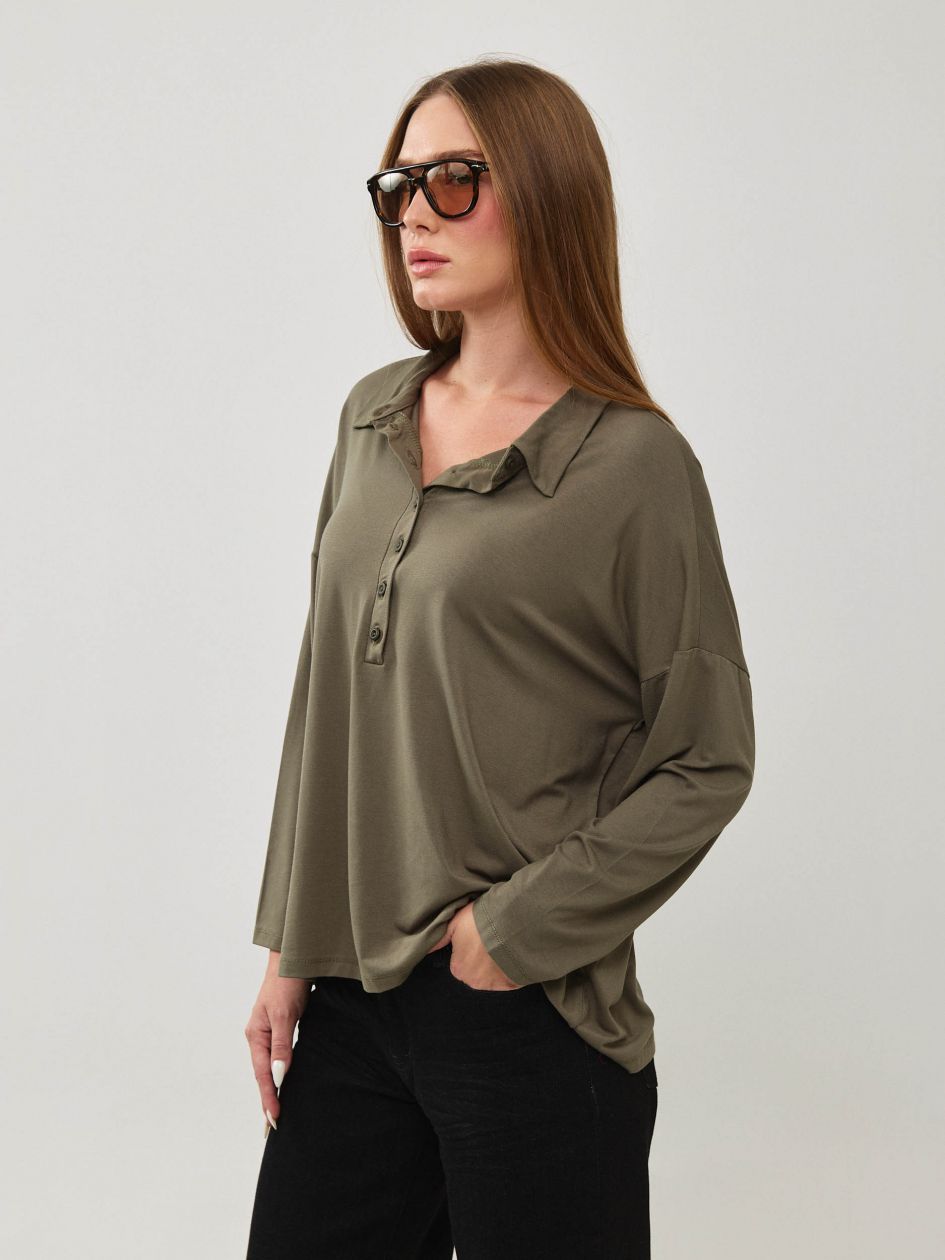 חולצה שינה צווארון סימפוניה