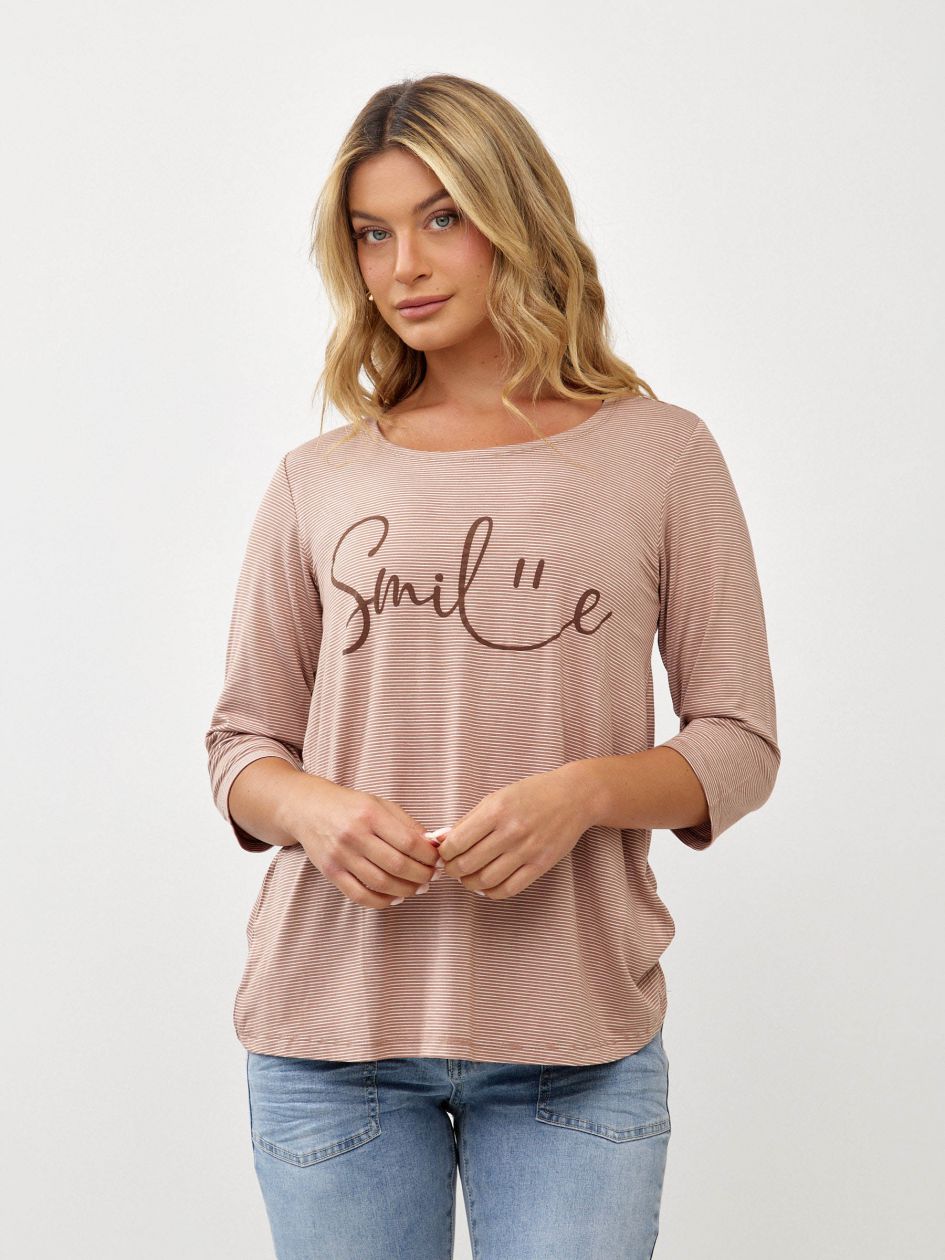 חולצה פסים הדפס