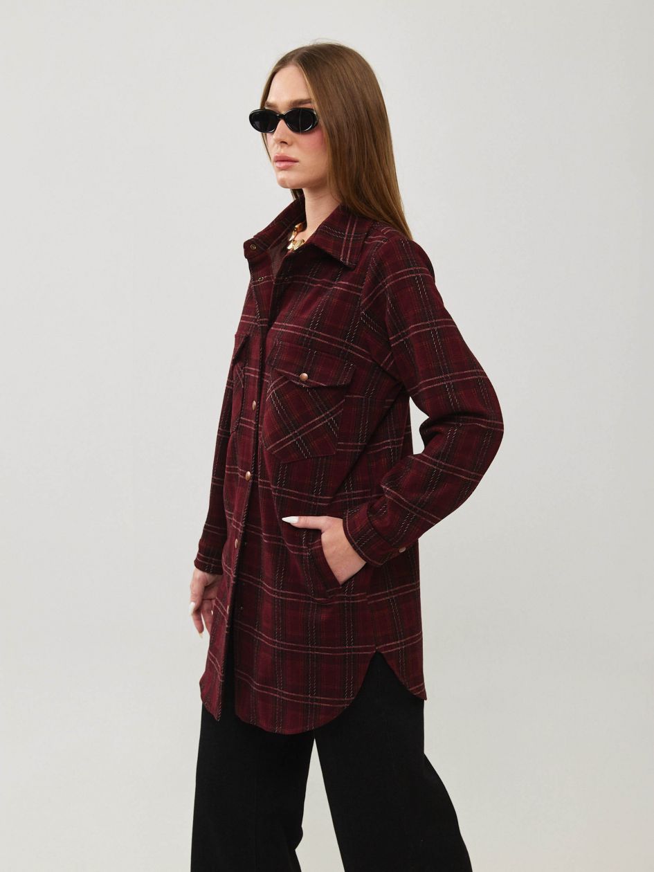 ג`קט כיסים צווארון