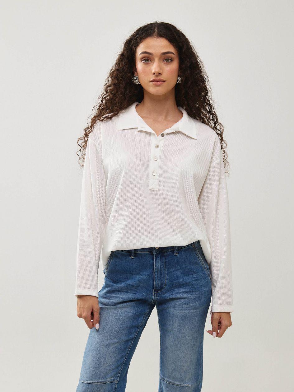 חולצה סריג פיקה