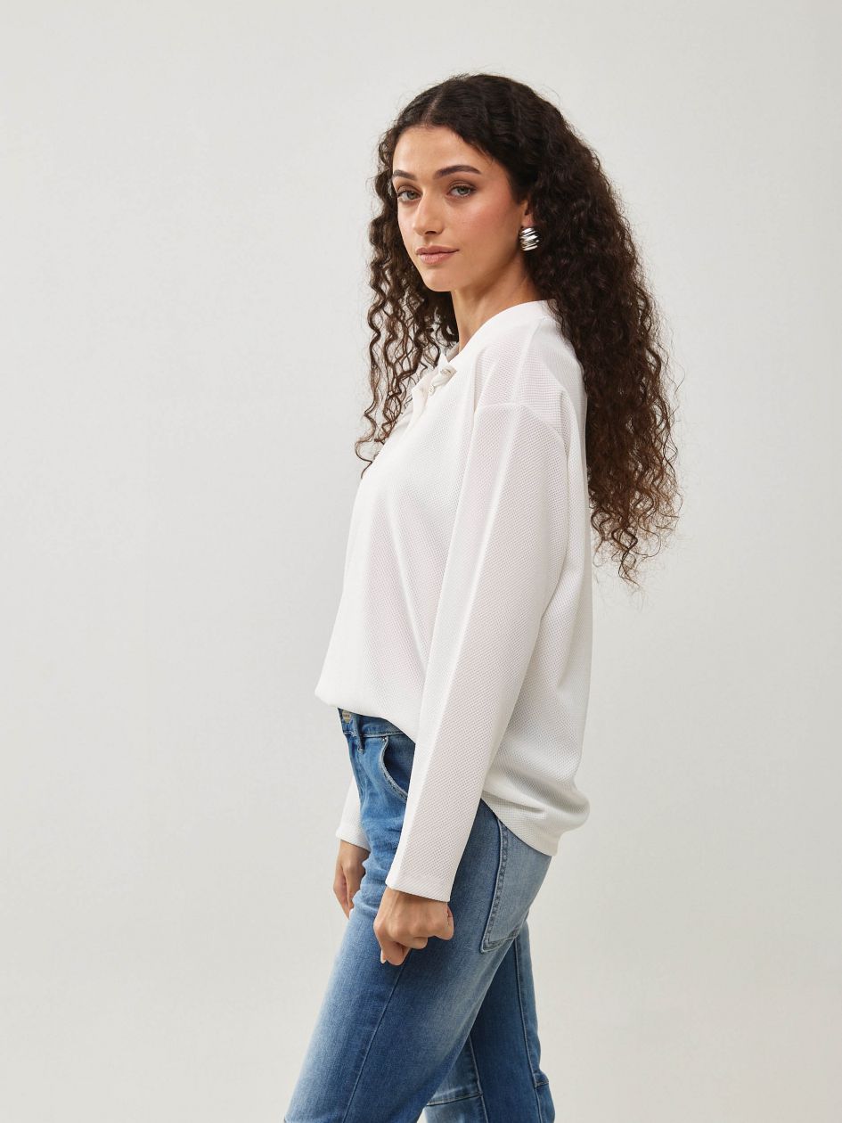 חולצה סריג פיקה