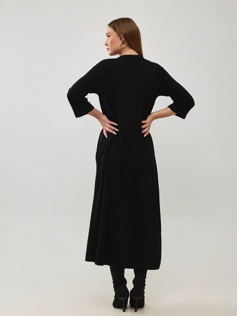 שמלה ארוכה שרוול 3/4