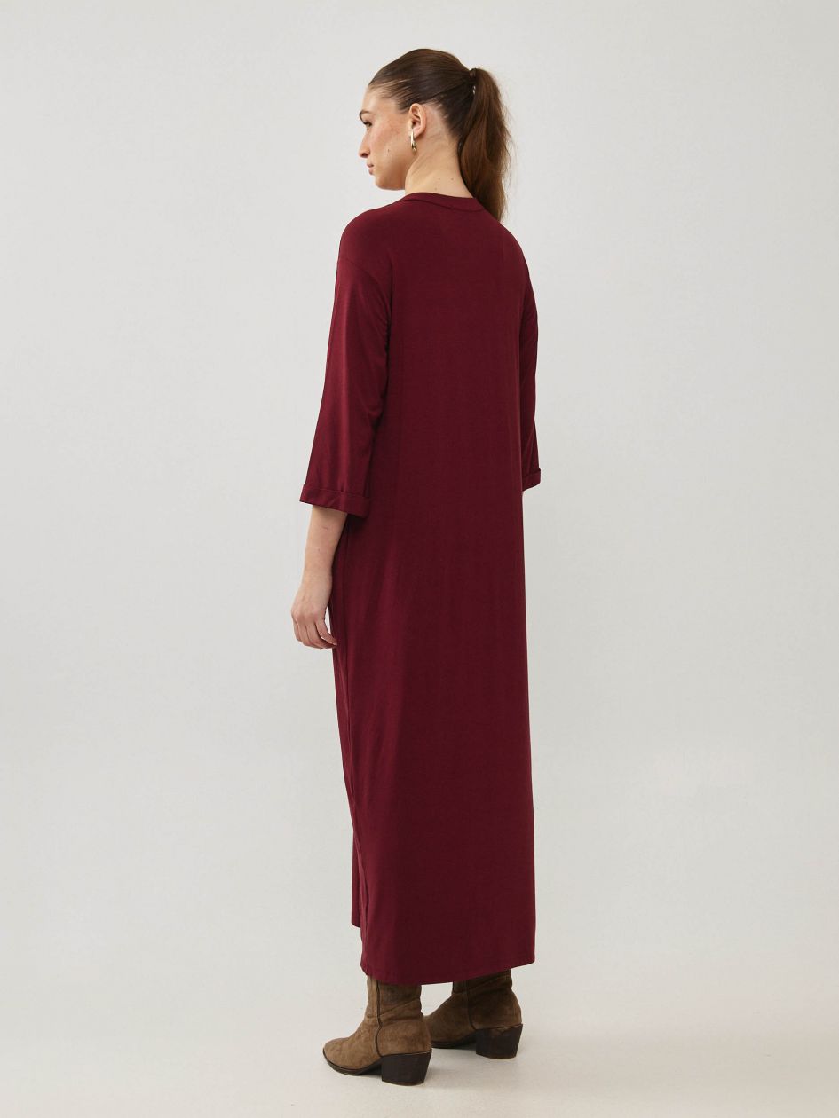 שמלה ארוכה שרוול 3/4