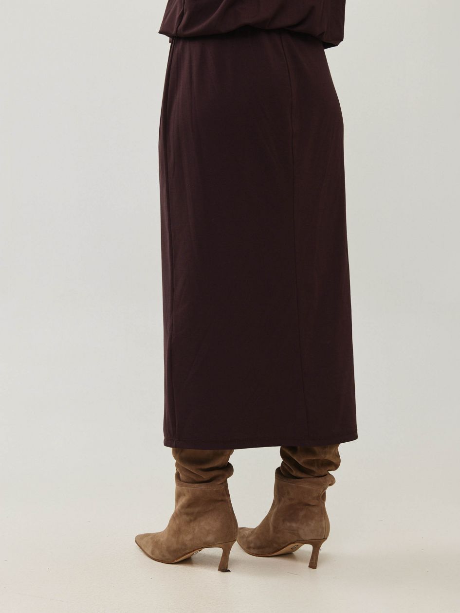 חצאית ג`רסי ארוכה