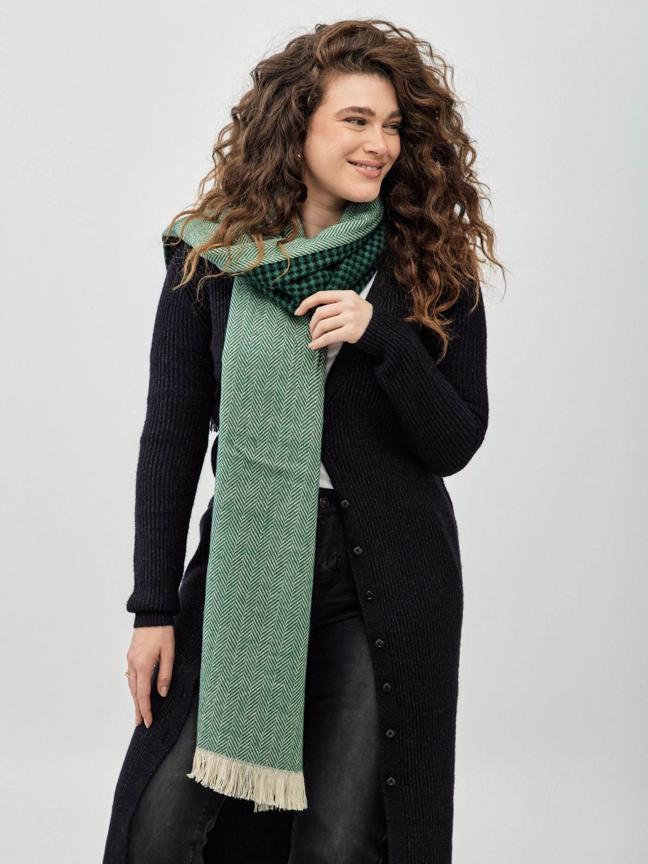 צעיף משבצות