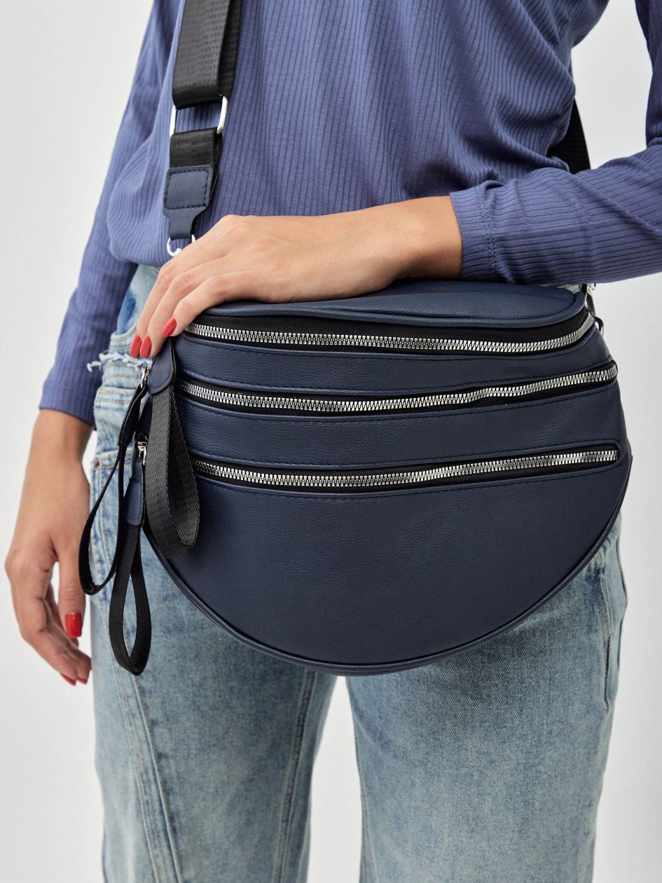 תיק אוכף שלושה רוכסנים