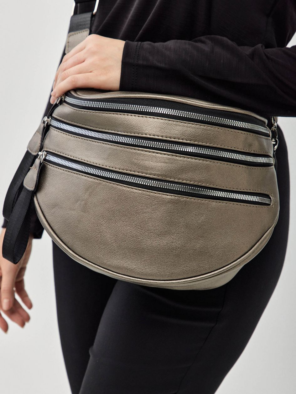 תיק אוכף שלושה רוכסנים