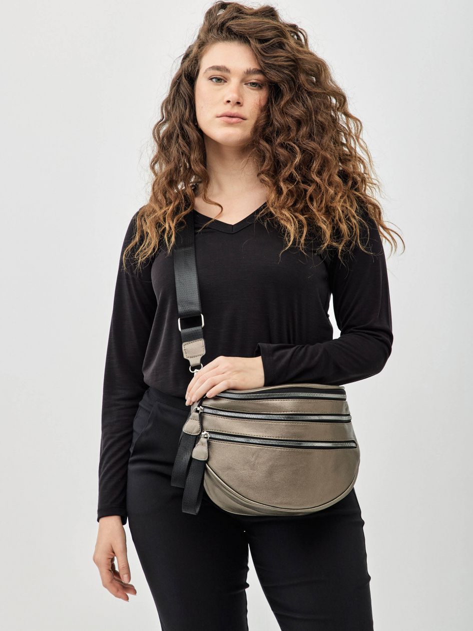 תיק אוכף שלושה רוכסנים