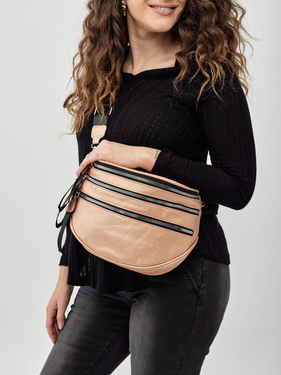 תיק אוכף שלושה רוכסנים