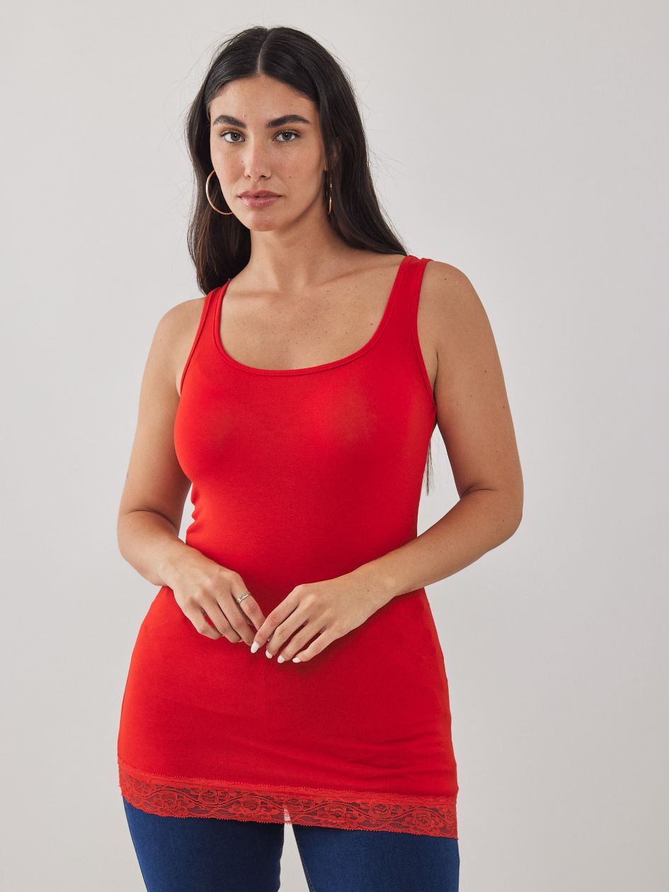 גופיית סיומת תחרה