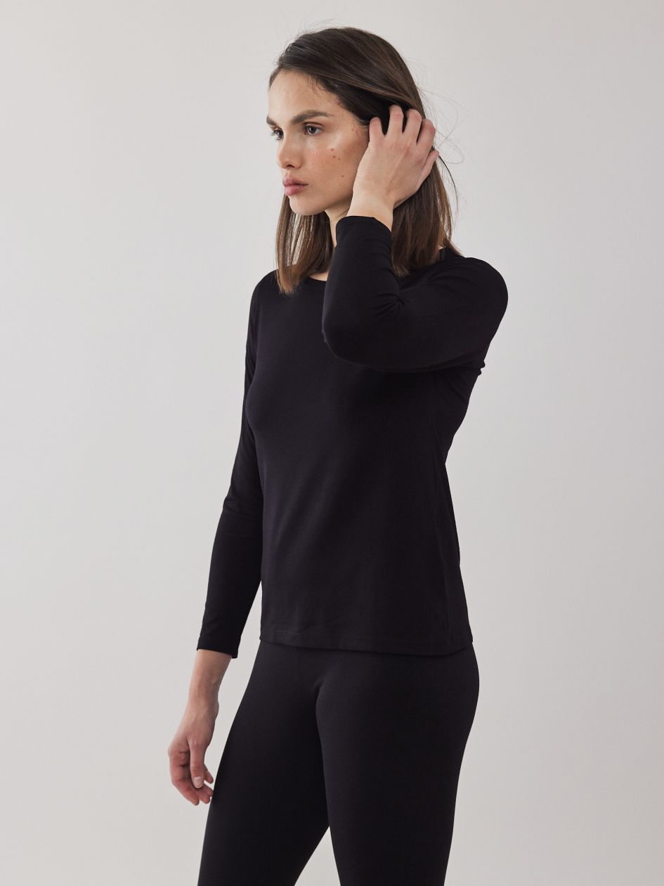 חולצה סירה שרוול ארוך