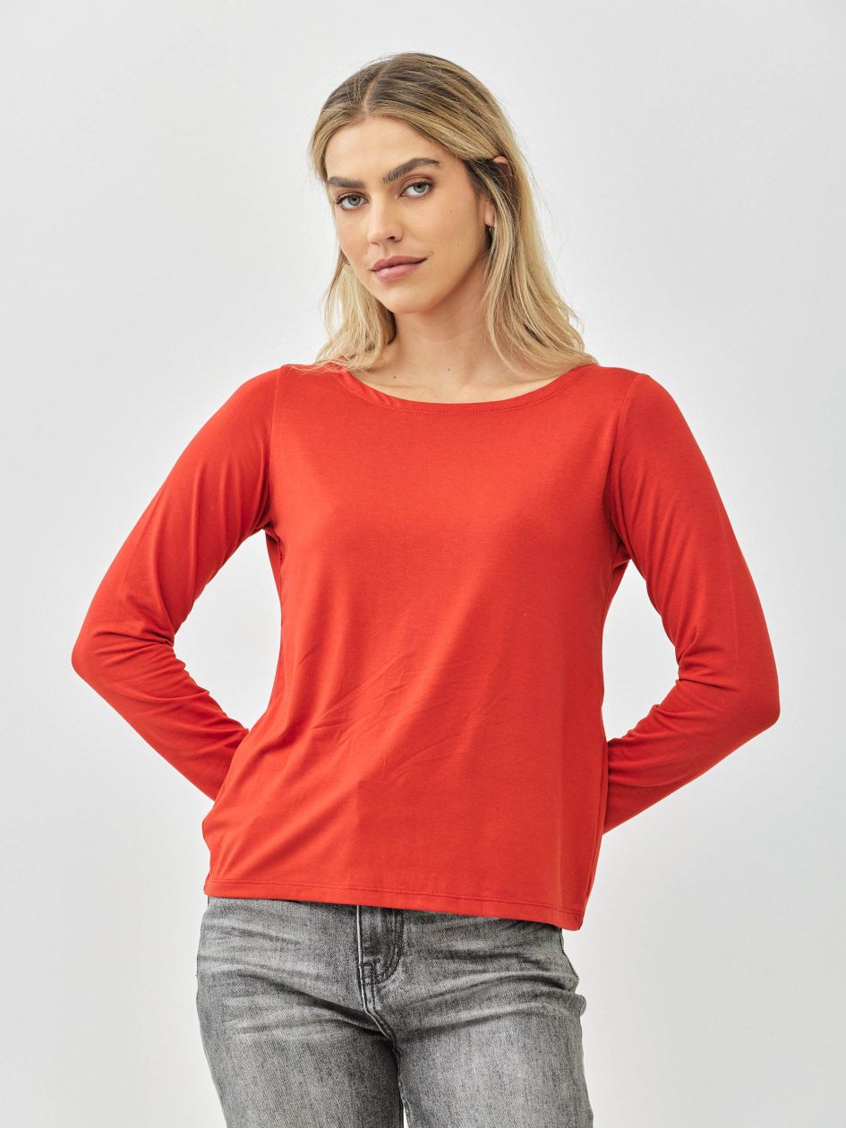 חולצה סירה שרוול ארוך