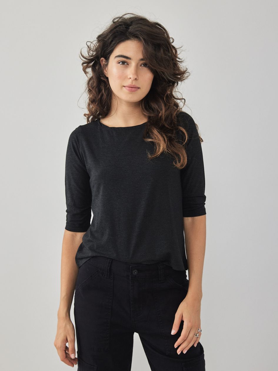 חולצת סירה שרוול 3/4