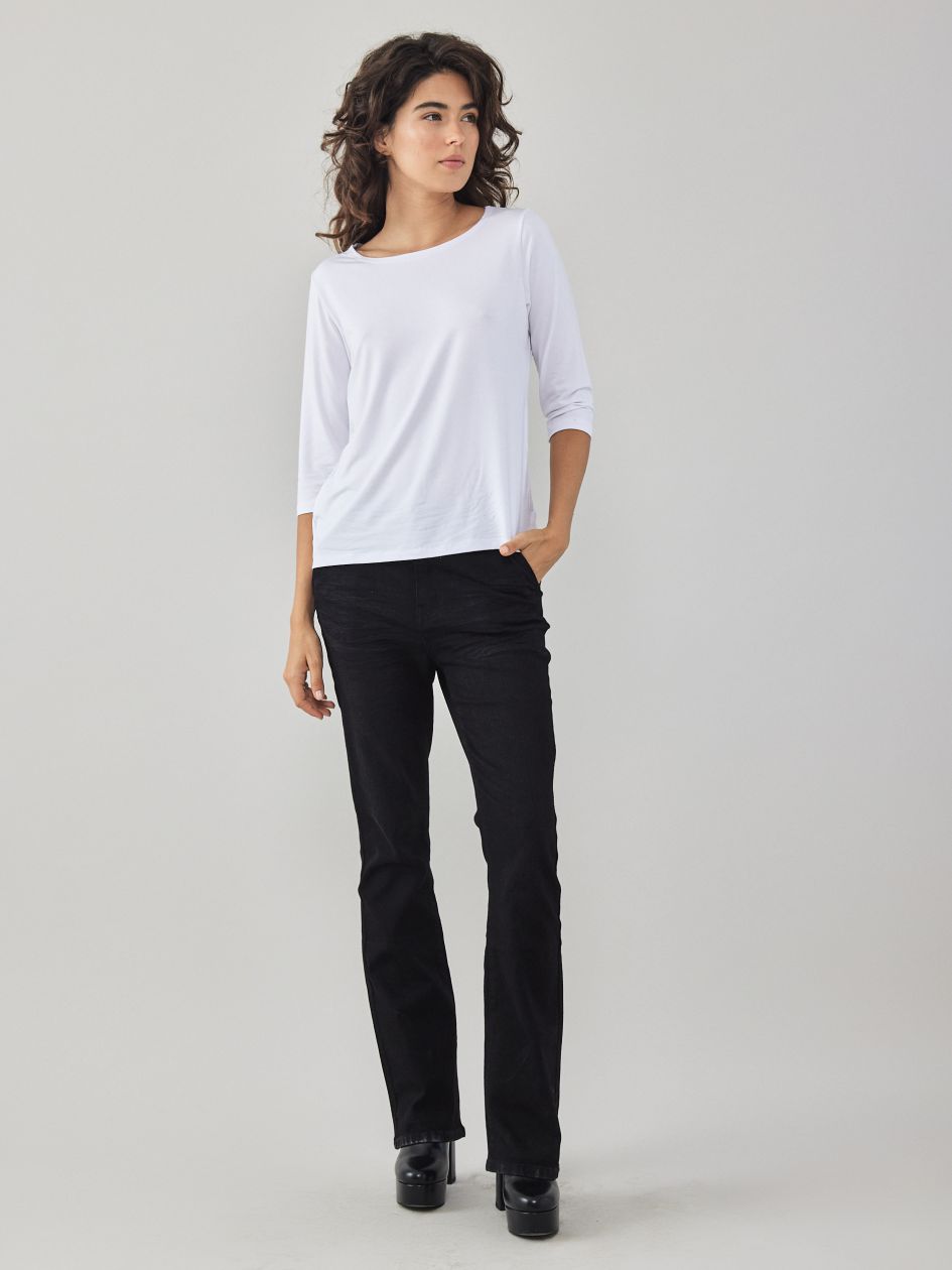 חולצת סירה שרוול 3/4