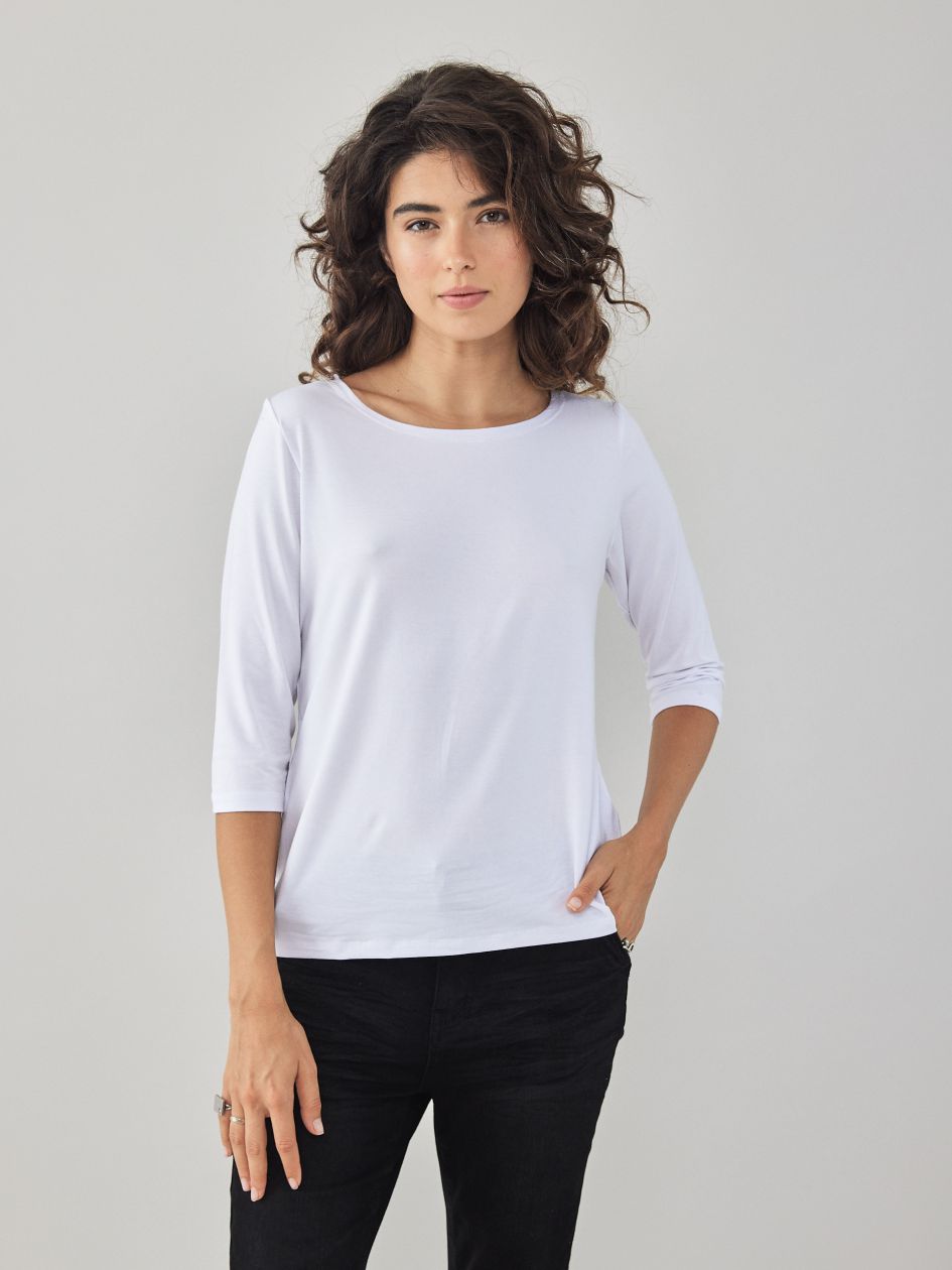 חולצת סירה שרוול 3/4