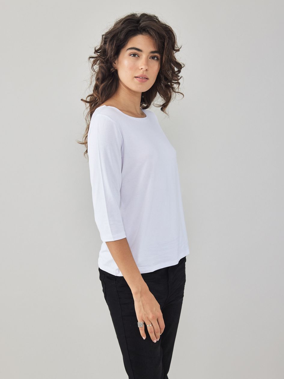 חולצת סירה שרוול 3/4