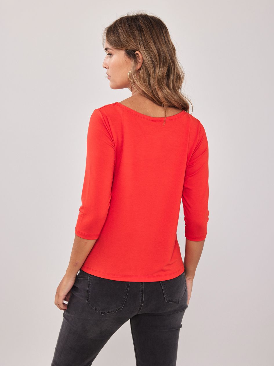 חולצת סירה שרוול 3/4