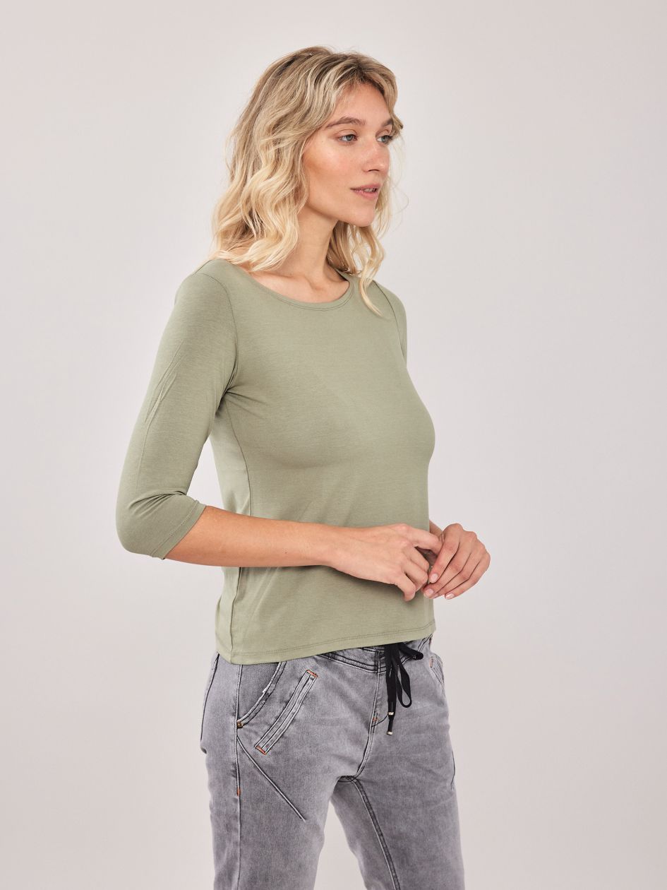 חולצת סירה שרוול 3/4