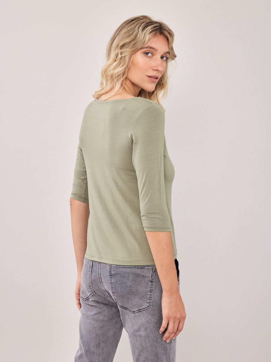 חולצת סירה שרוול 3/4